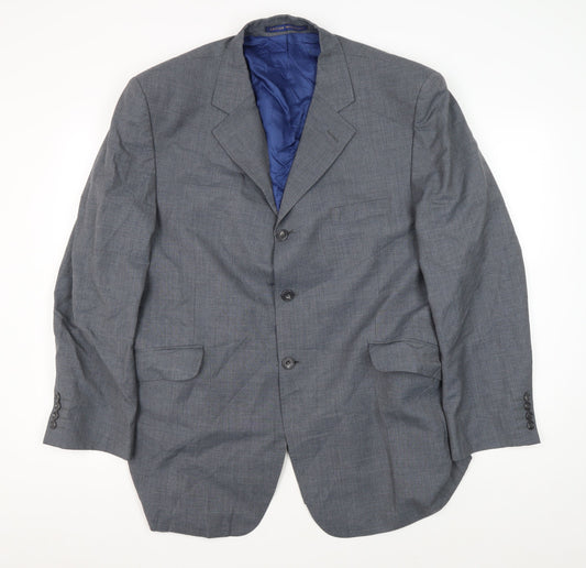 Marks and Spencer Men's Grey 44R Blazer Jacket