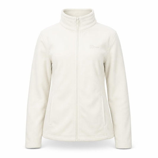 Front view of Hi Gear Women's Ivory Fleece Jacket, size 8, Walking