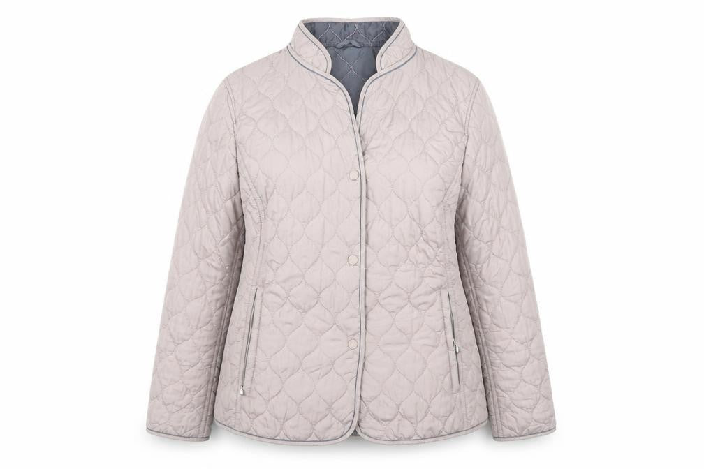 VIZ A VIZ Women's Beige Quilted Jacket Size 16