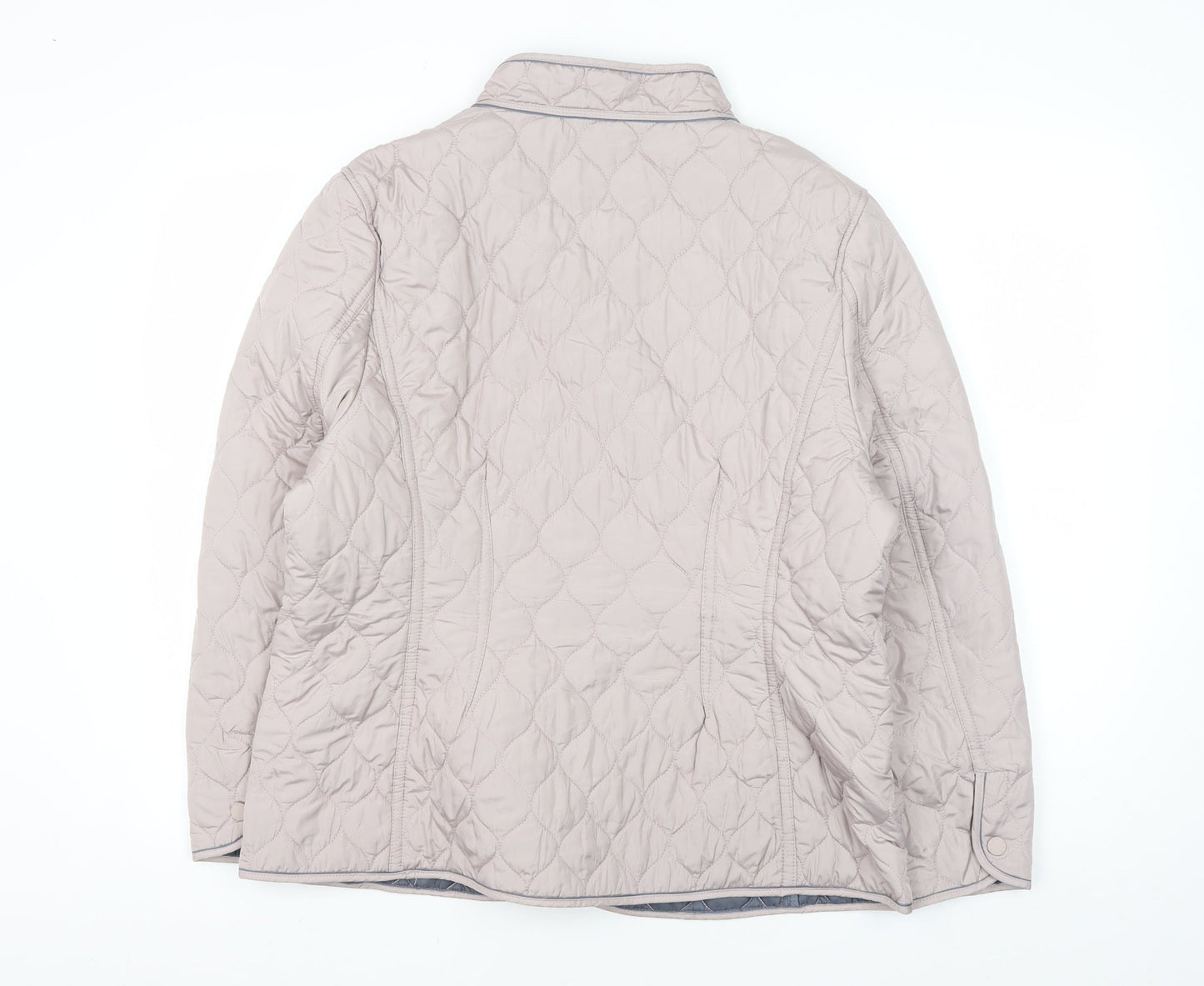 VIZ A VIZ Women's Beige Quilted Jacket Size 16