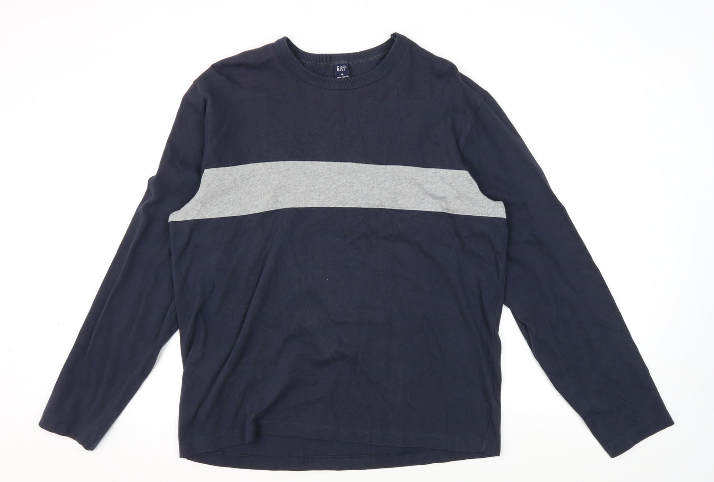 GAP Men's Blue Cotton Pullover Sweatshirt M