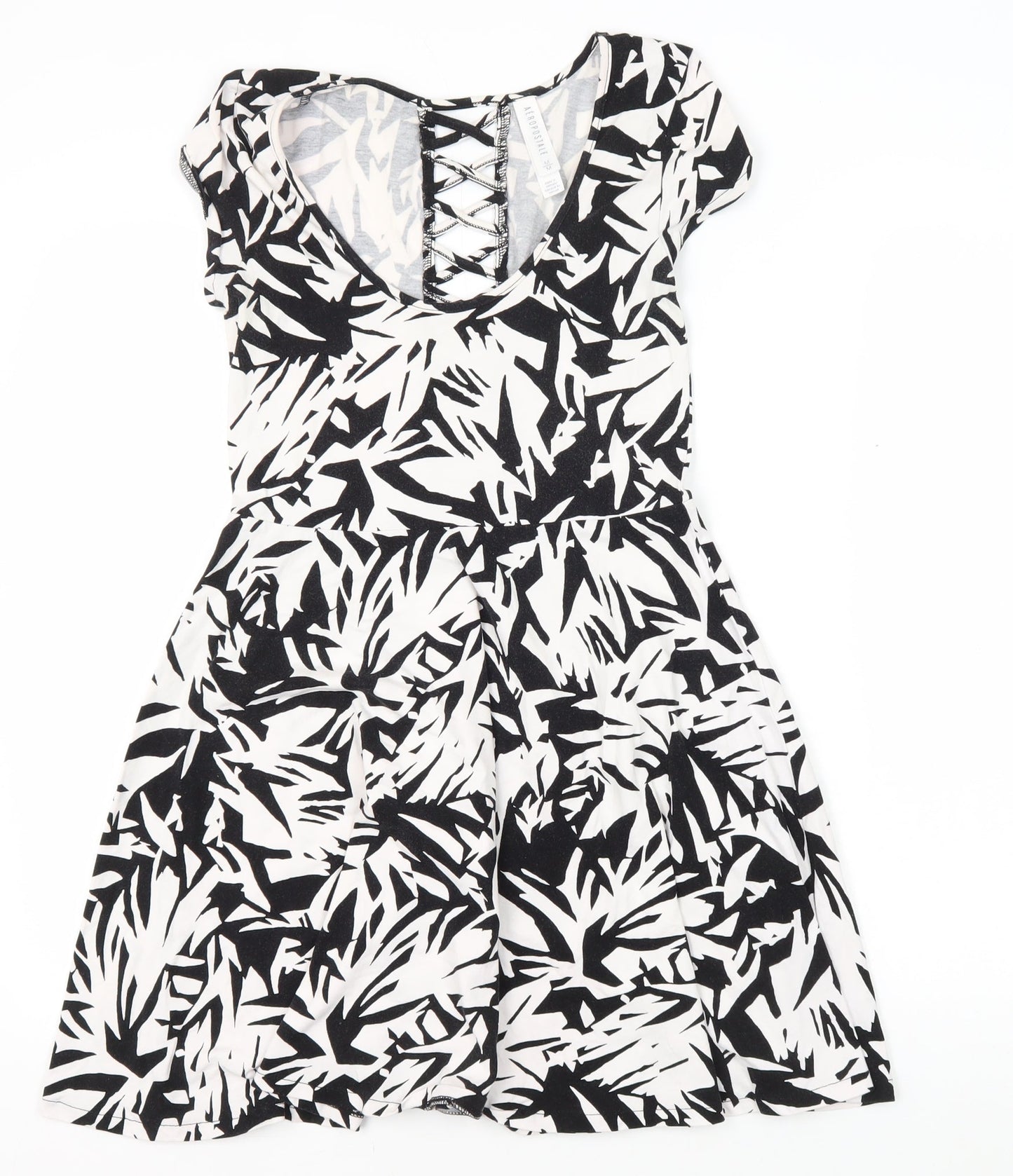 Aeropostale Women's Black Geometric Dress M