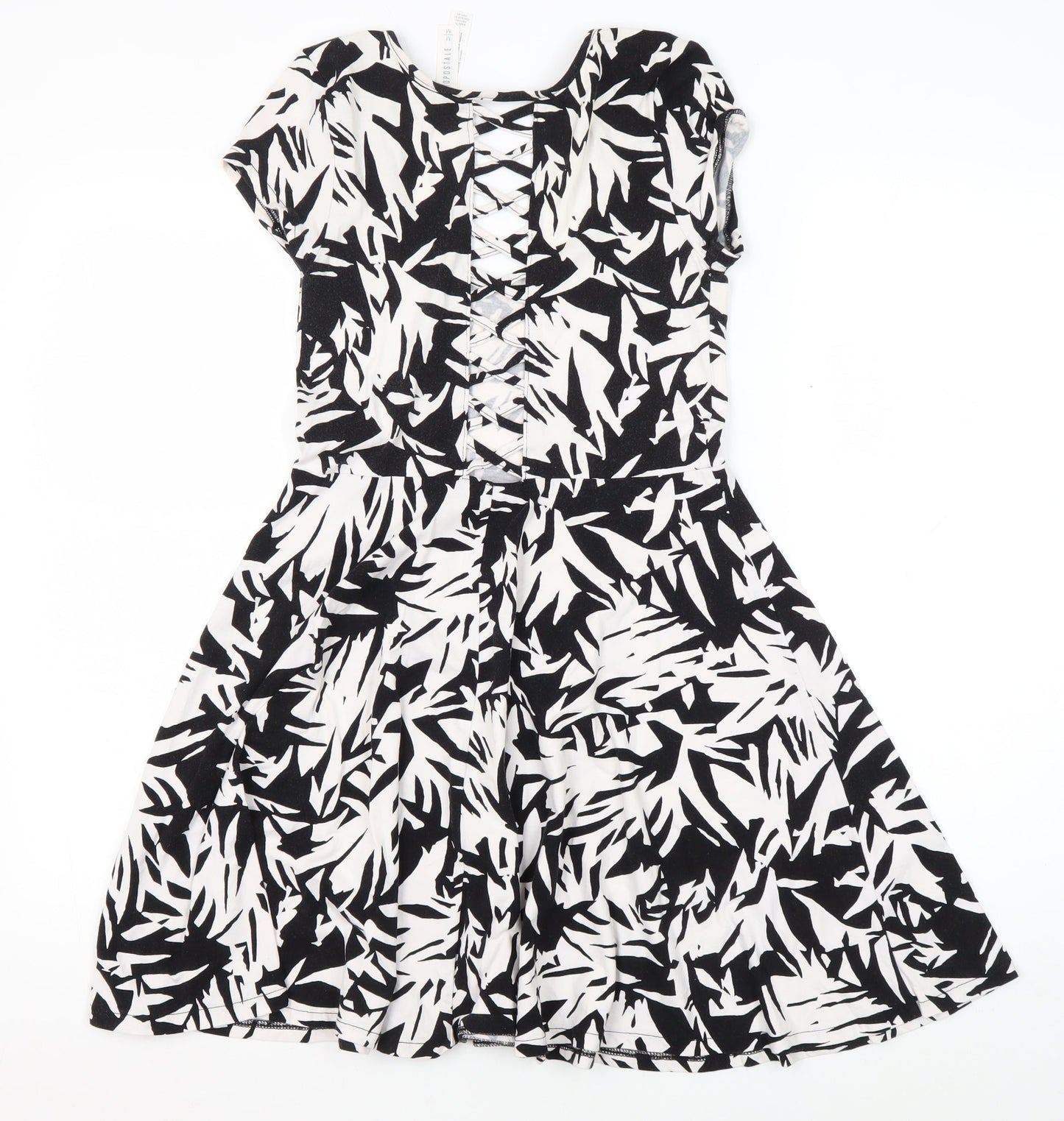 Aeropostale Women's Black Geometric Dress M