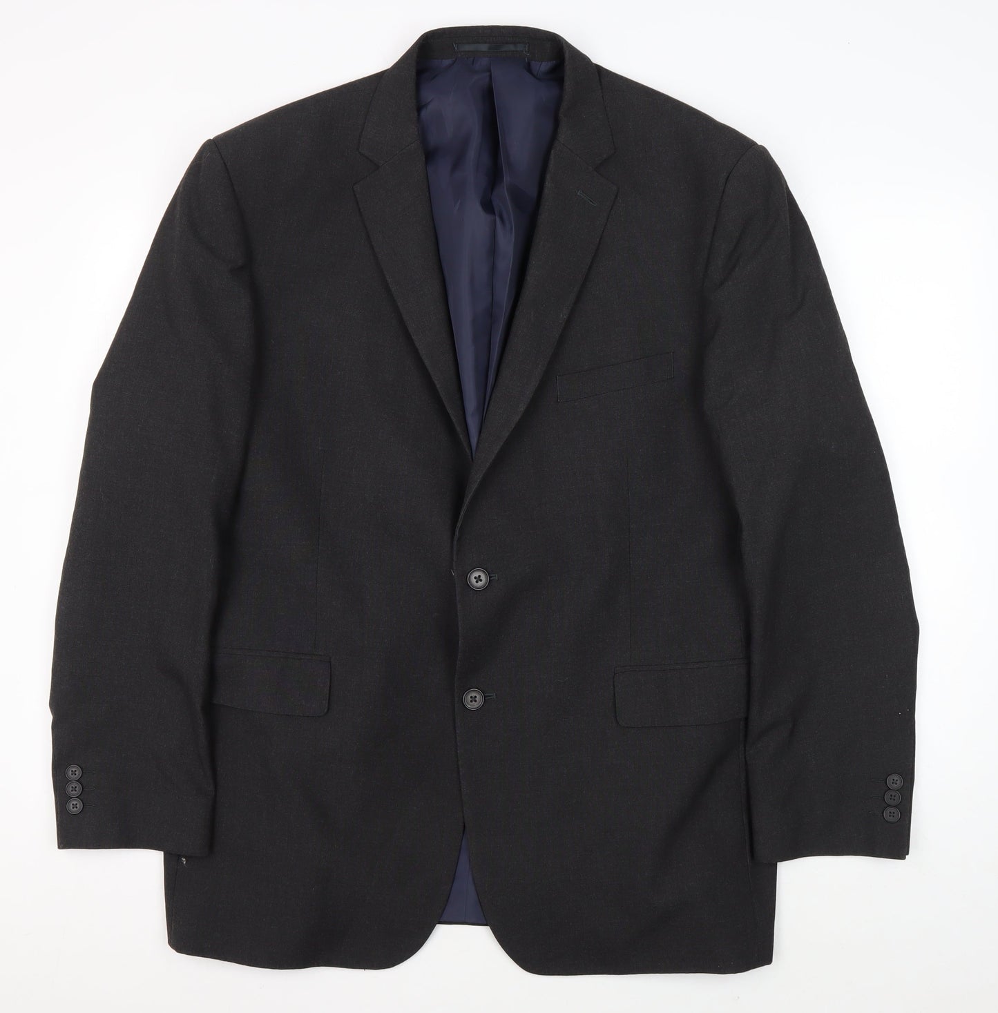 Scott & Taylor Men's Black Blazer 46R Regular Fit