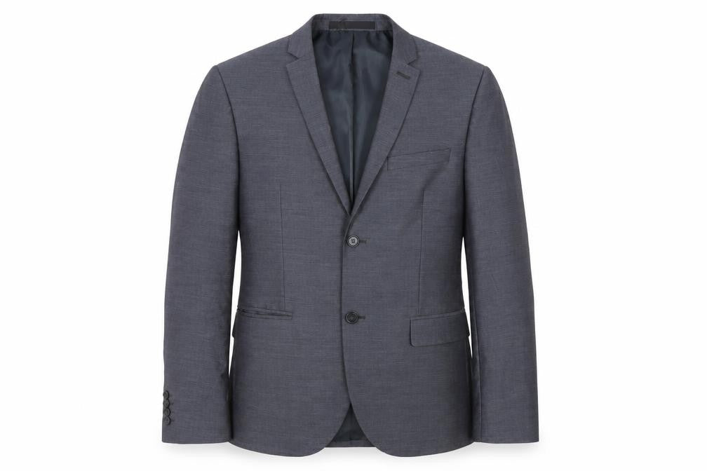 Topman Men's Grey Suit Jacket Size 40, Regular Fit