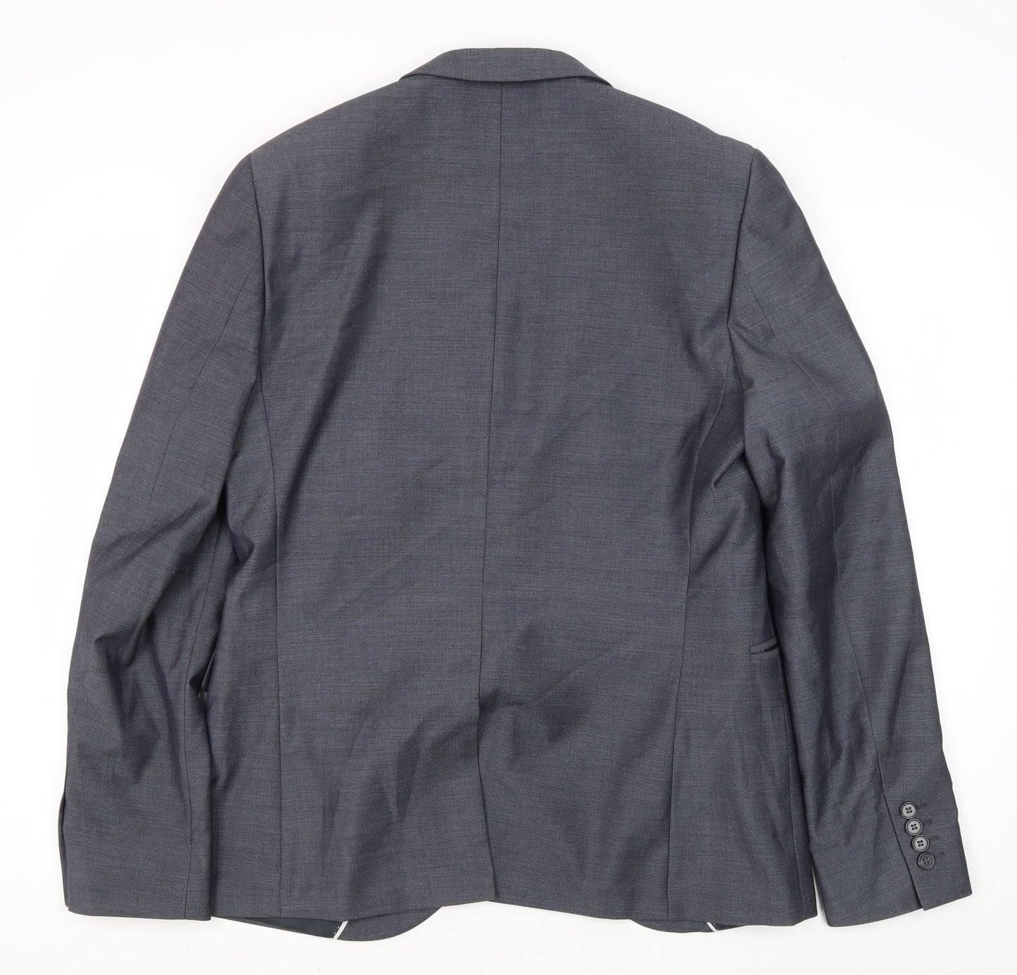 Topman Men's Grey Suit Jacket Size 40, Regular Fit