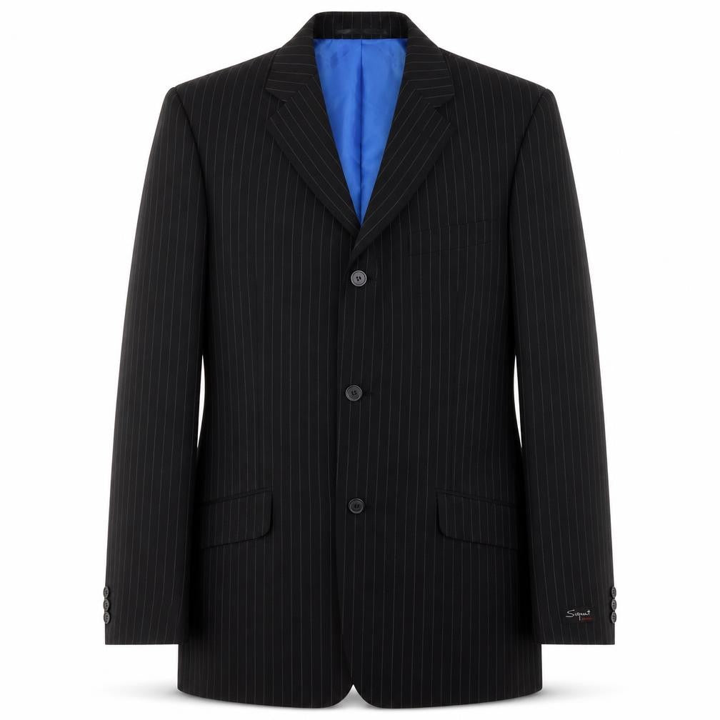 Signet London Men's Blue Striped Blazer Jacket 36 Long