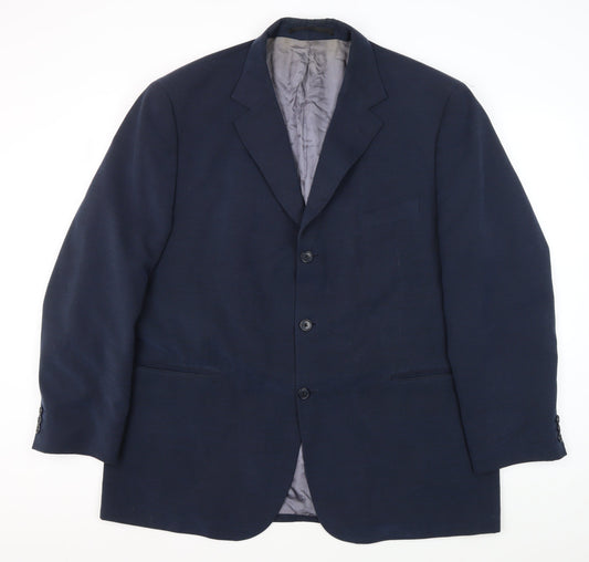 Marks & Spencer Men's Blue Blazer, 46R, Notch Lapel