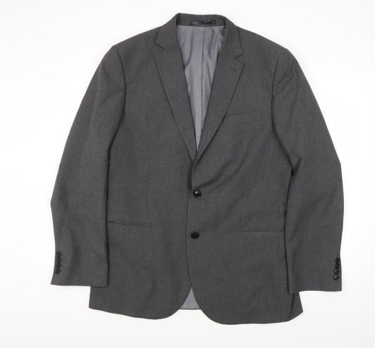 Marks and Spencer Grey Suit Jacket Men's 42 Long Formal