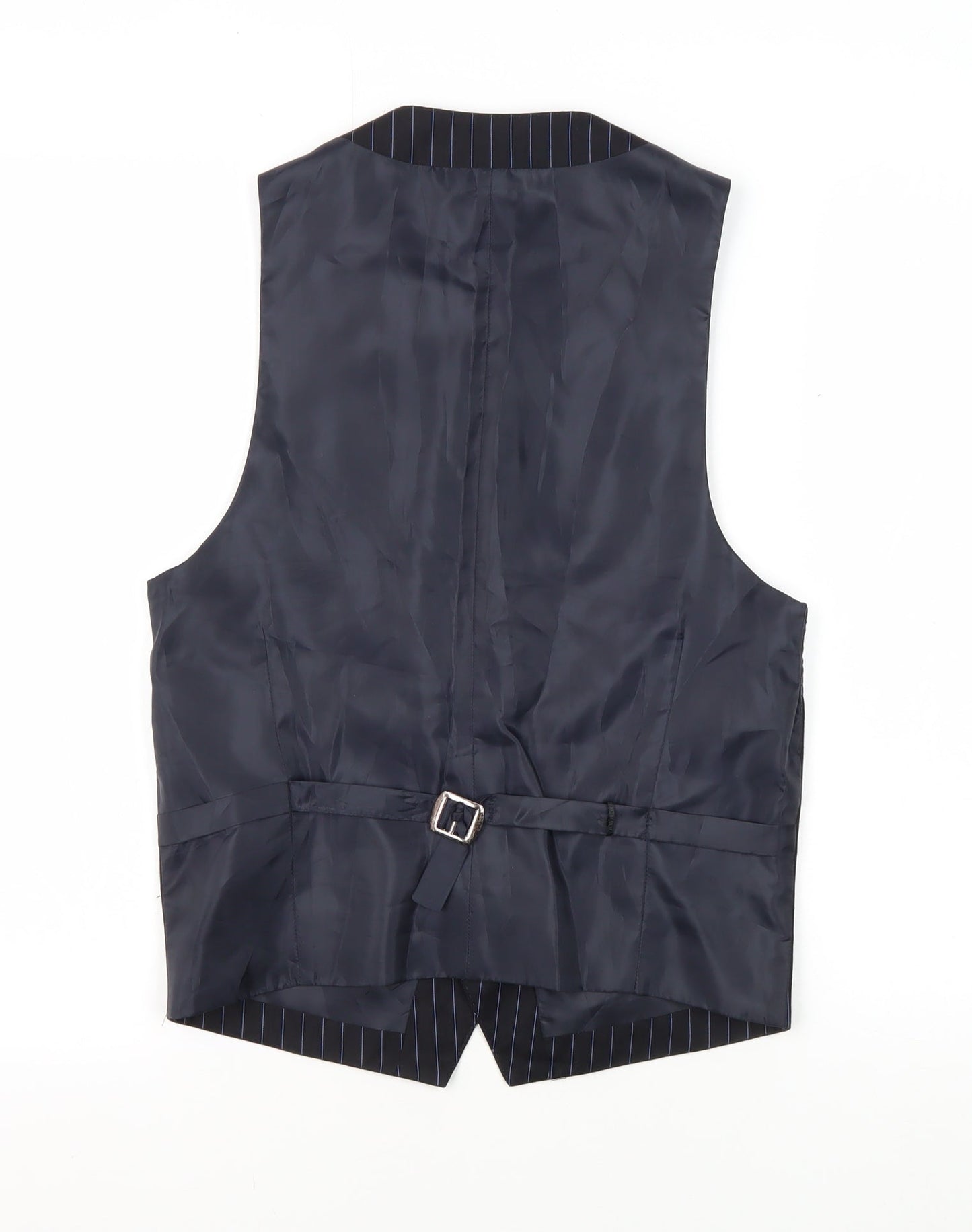 Burton Men's Blue Striped Waistcoat 38R