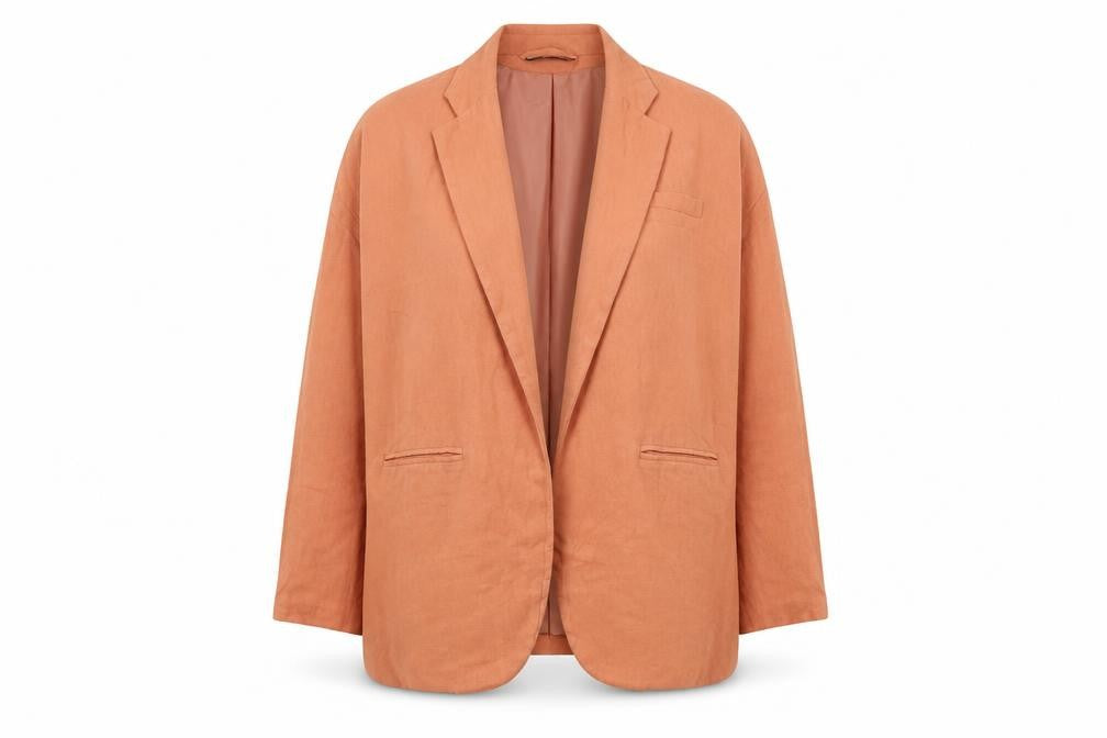 PrettyLittleThing Women's Orange Blazer Size 10