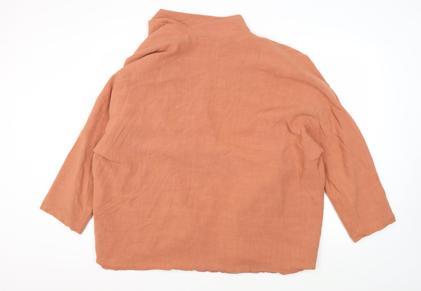 PrettyLittleThing Women's Orange Blazer Size 10