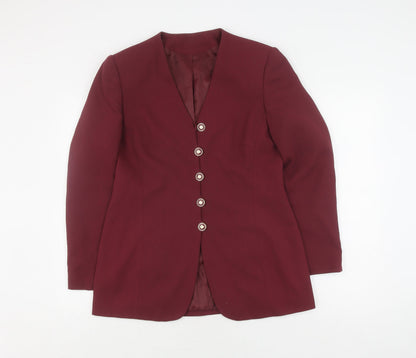 Debenhams Women's Purple Long Sleeve Five-Button Jacket