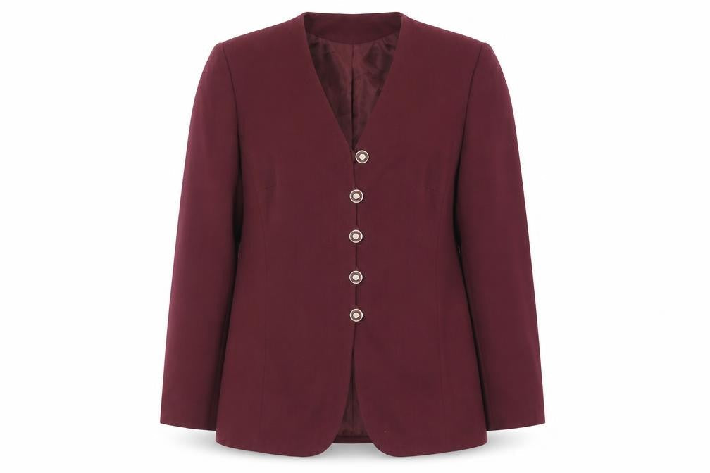 Debenhams Women's Purple Long Sleeve Five-Button Jacket