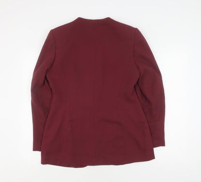 Debenhams Women's Purple Long Sleeve Five-Button Jacket