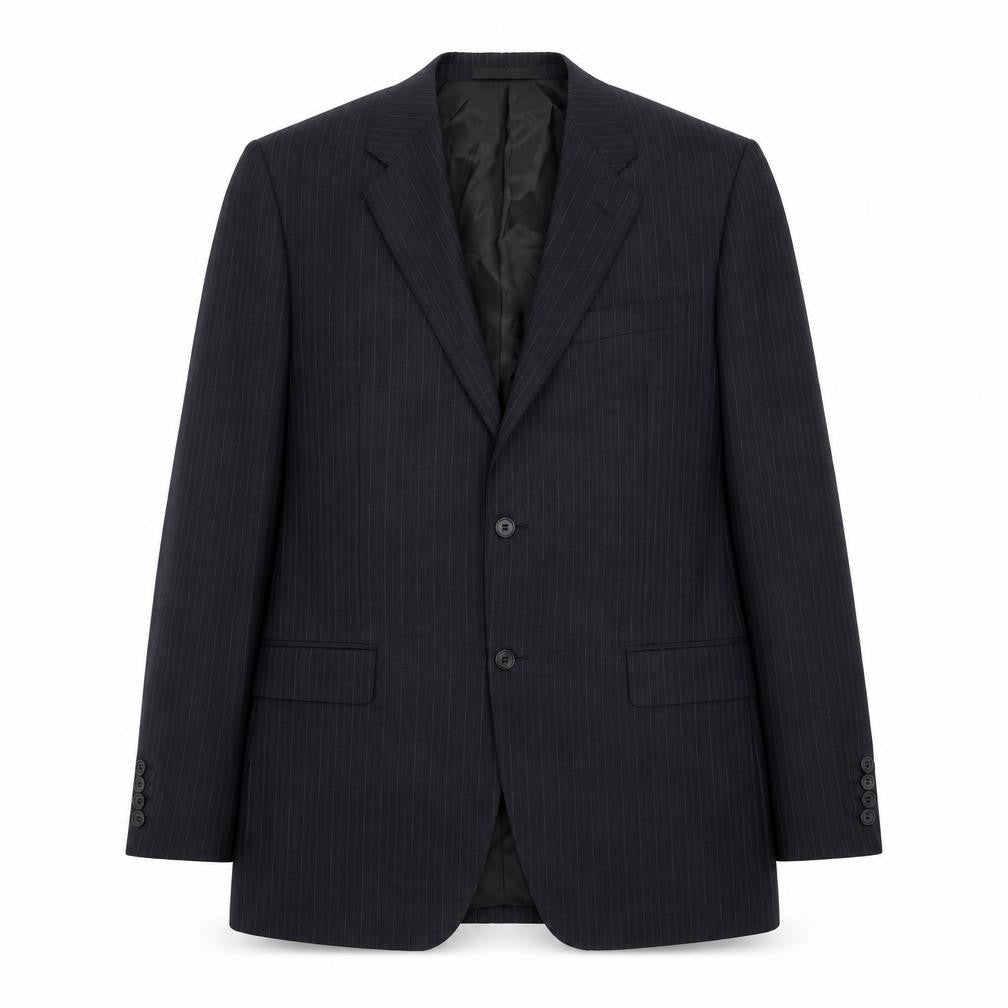 Marks & Spencer Men's Charcoal Stripe Wool Blazer 42R