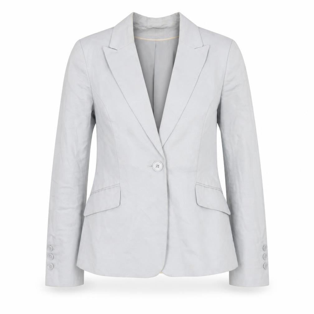 H&M Women's Grey Blazer Size 12 Classic Fit
