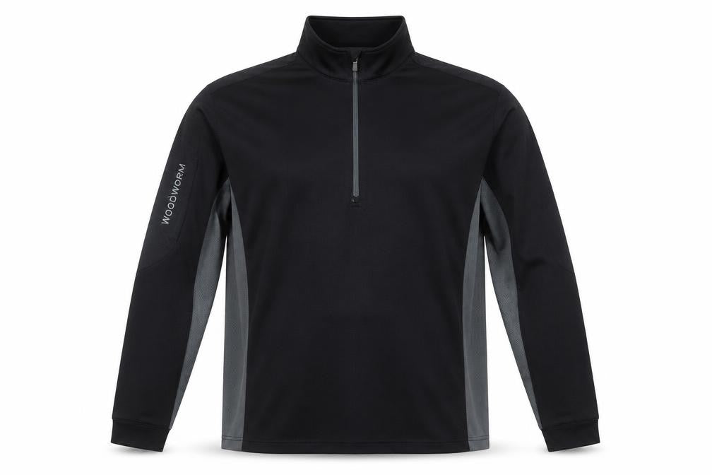 Woodworm Men's Black 2XL Track Jacket, Breathable