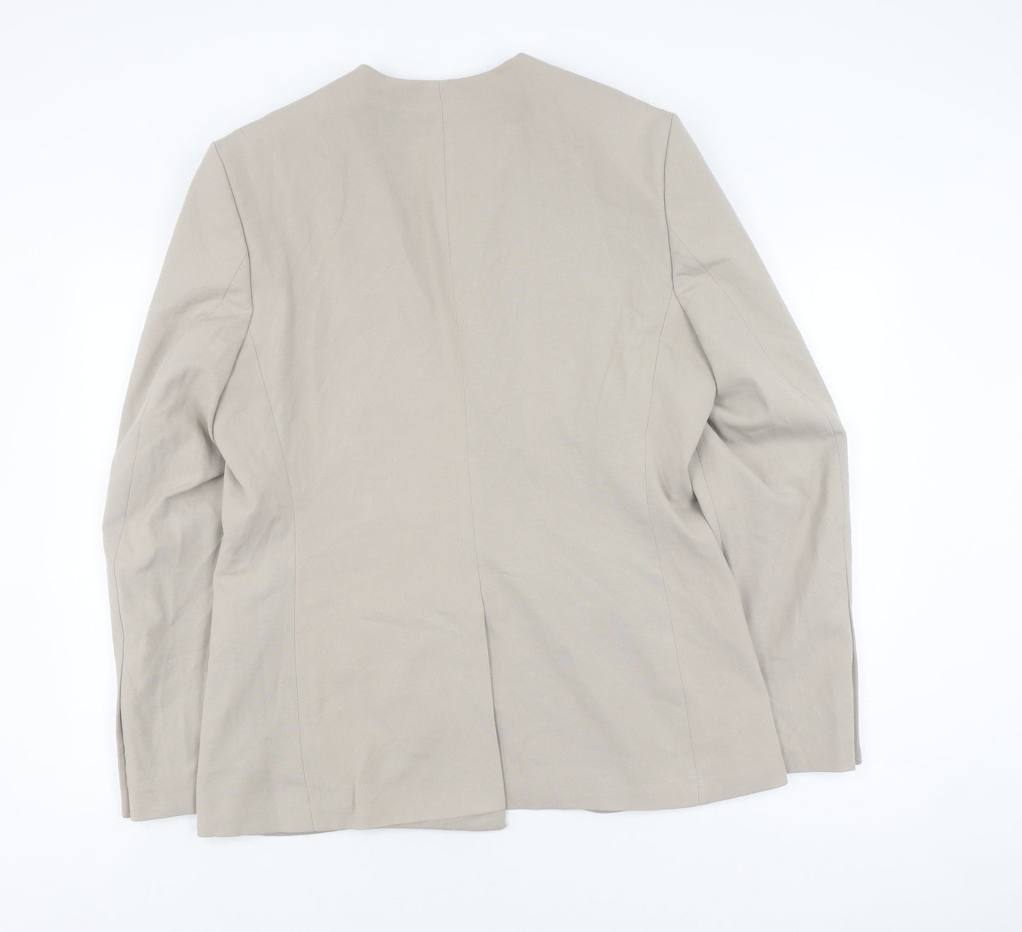 boohooMAN Beige Blazer, Men's Size 42, Two-Button