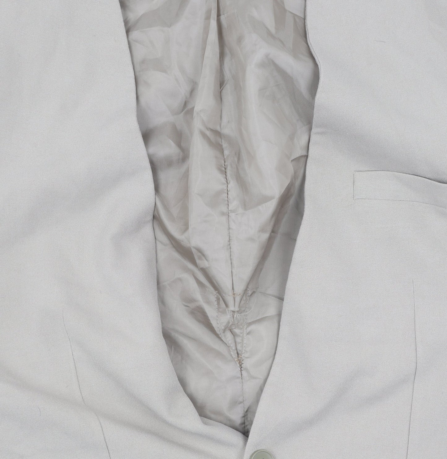 boohooMAN Beige Blazer, Men's Size 42, Two-Button
