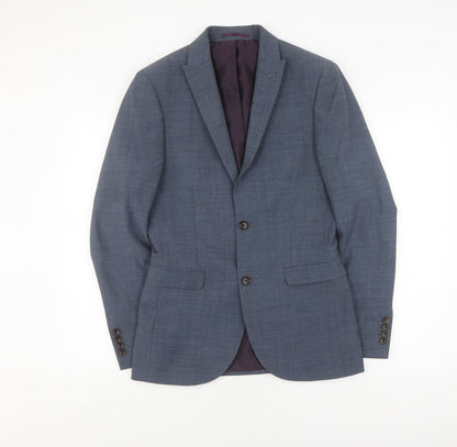 Next Men's Blue Blazer, Size 36R, Formal Wear