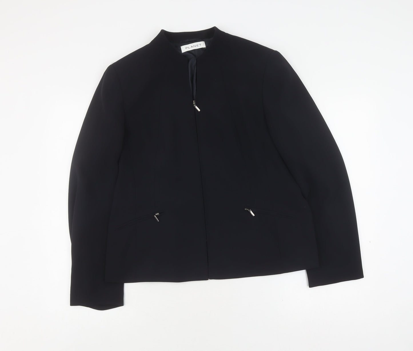 Planet Women's Black Suit Jacket, Size 16, Elegant