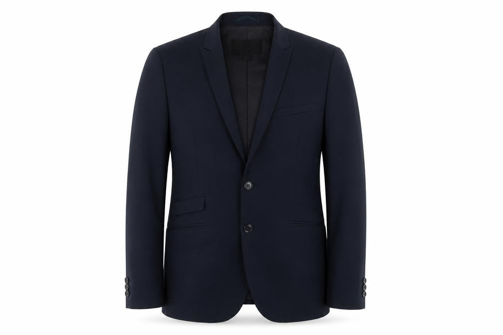 H&M Men's Blue Slim Fit Blazer Jacket 38R Slim