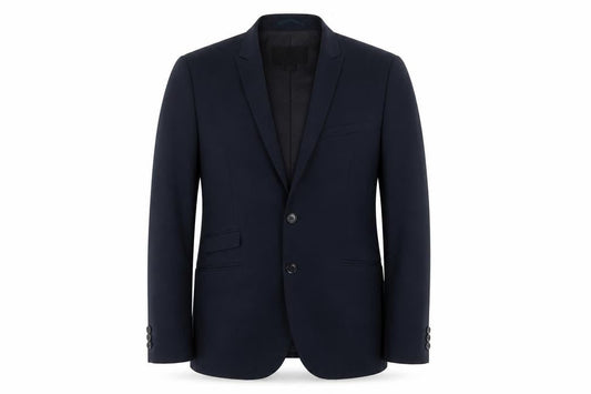 H&M Men's Blue Slim Fit Blazer Jacket 38R Slim