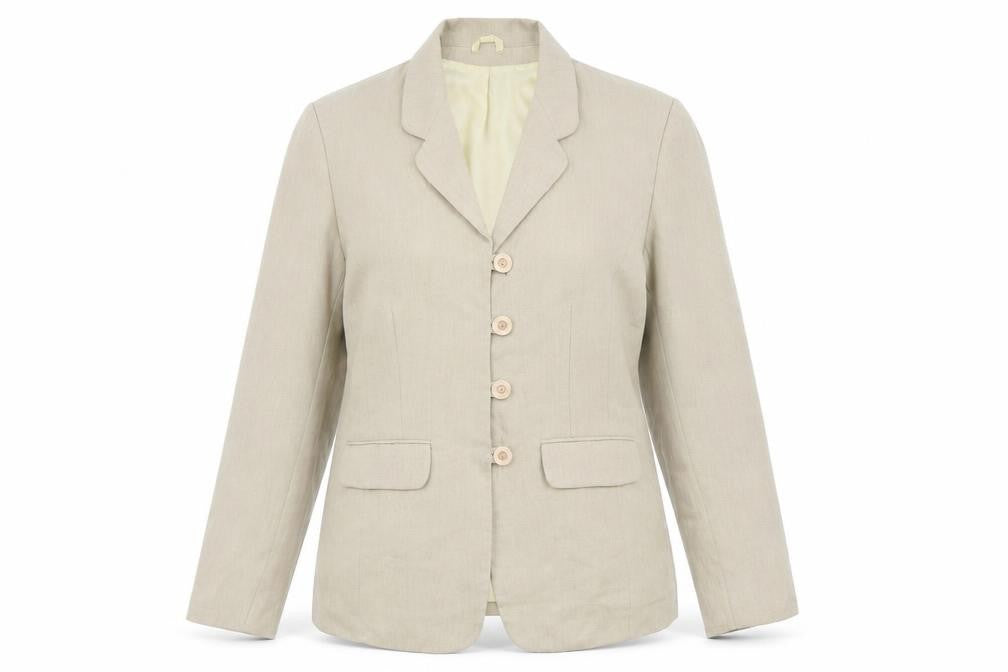 Dorothy Perkins Women's Beige Blazer Size 14