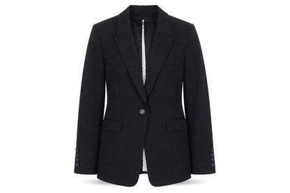 Next Women's Black Pinstripe Blazer Suit Size 12