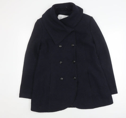 Jessica Simpson Women's Blue Pea Coat Size L