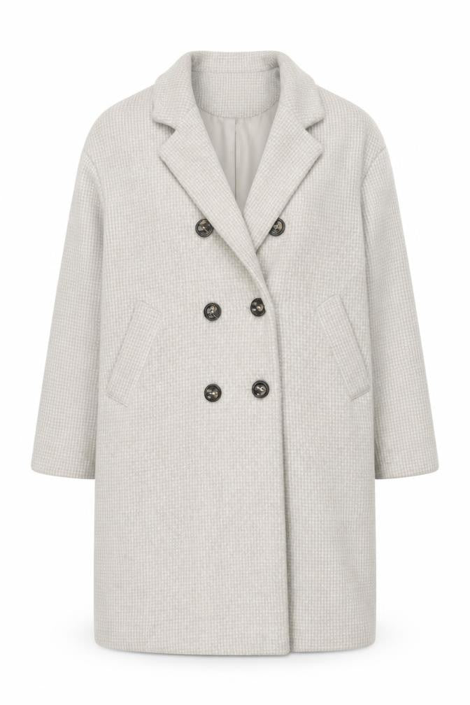 New Look Beige Women's Pea Coat Size 10