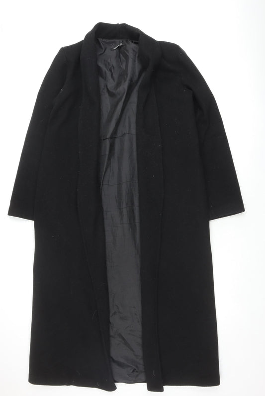 Boohoo Women's Black Coat Size 8