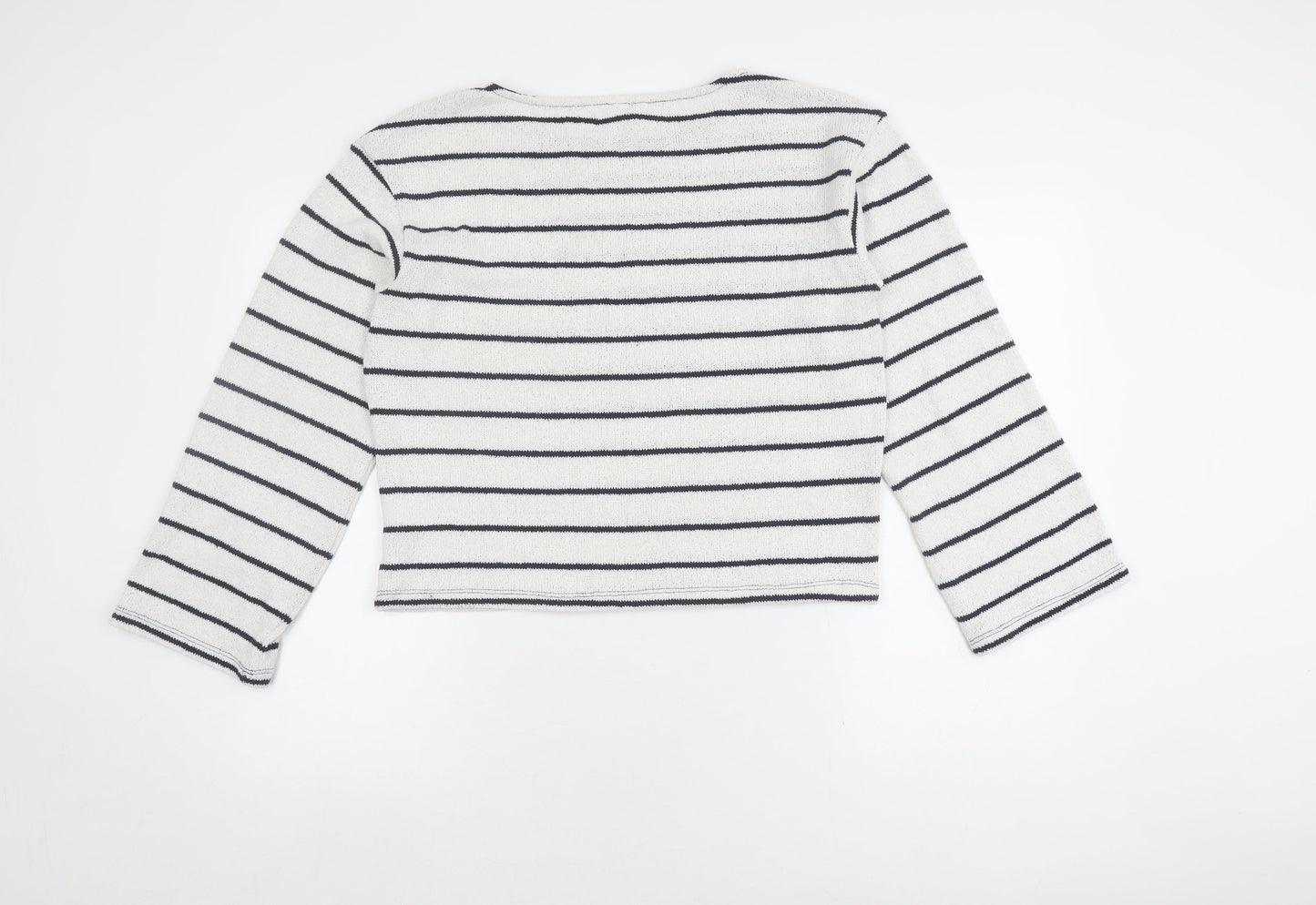 H&M Women's Multicoloured Striped Jumper Sz 12