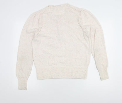Per Una Women's Ivory Henley Jumper, Size 14