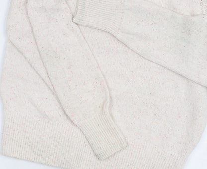 Per Una Women's Ivory Henley Jumper, Size 14