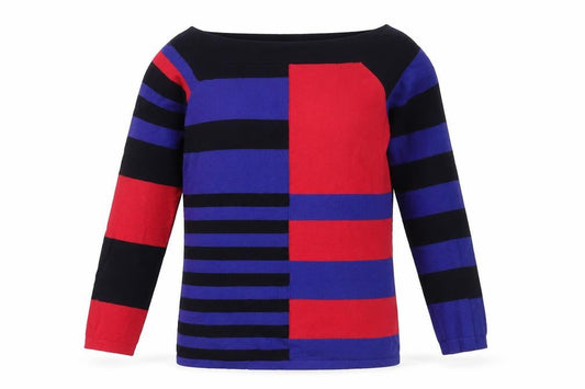 Next Women's Multicoloured Striped Boat Neck Jumper