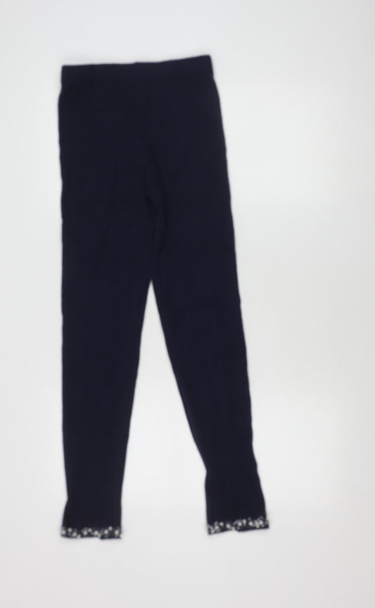 Kilky Women's Blue Ankle Leggings, M