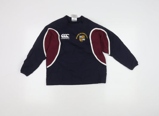 Canterbury Boys Blue Jacket, 8 Years, Colourblock, Nylon Shell