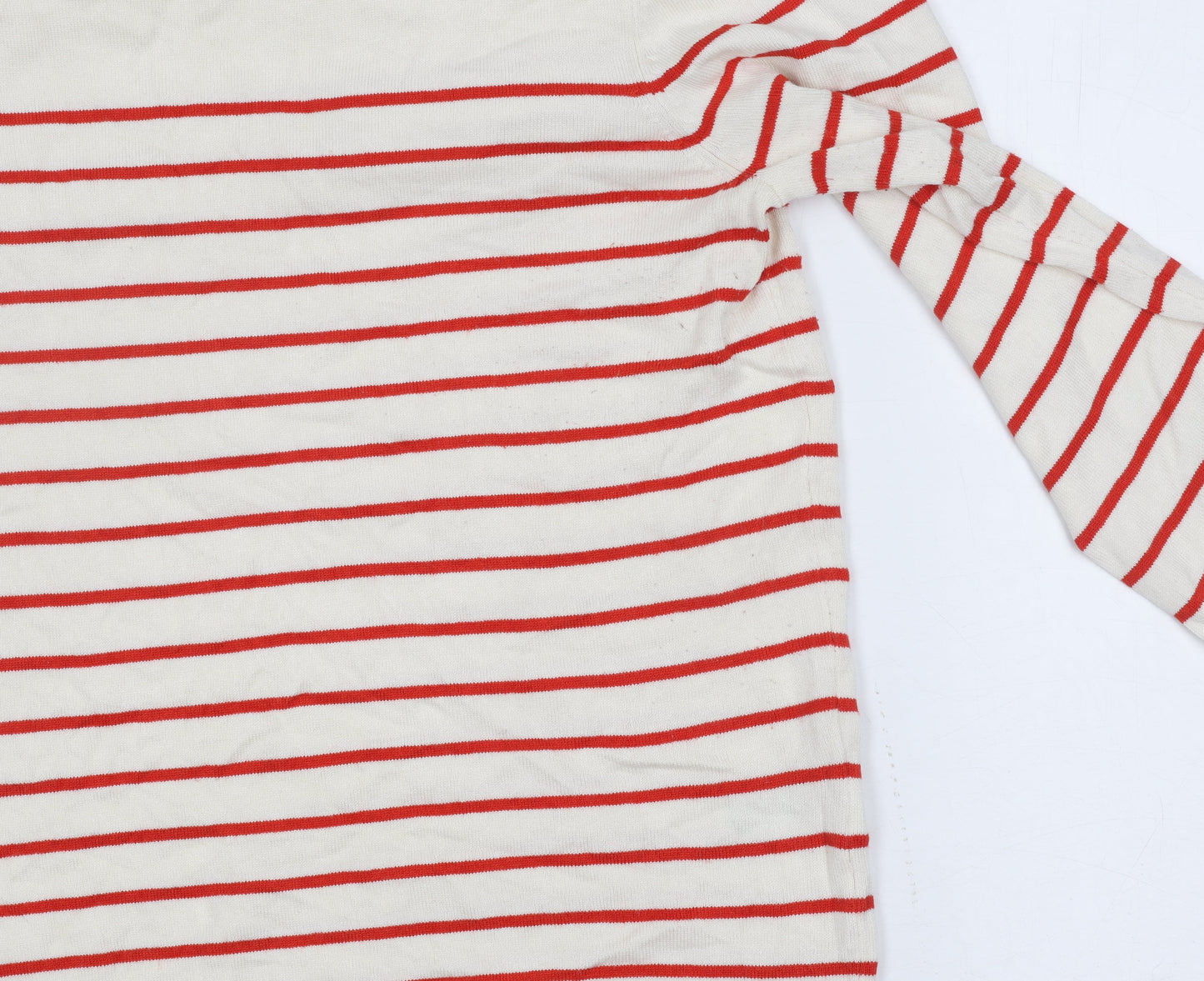 H&M Women's Multicoloured Striped Pullover Jumper Size 12