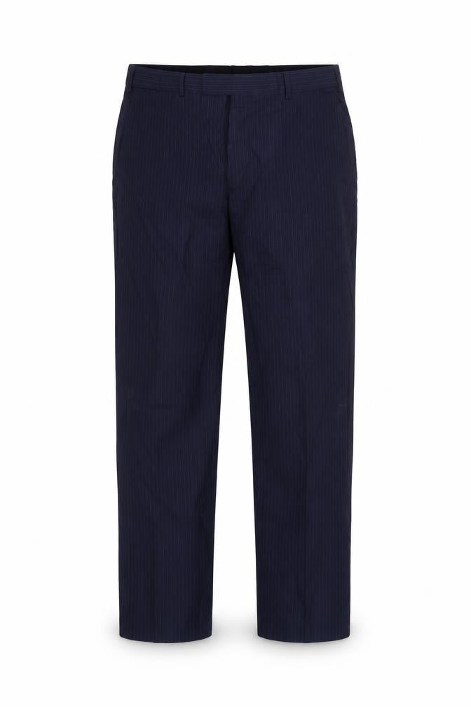 Howick Men's Blue Dress Pants 38R Regular Wool Blend