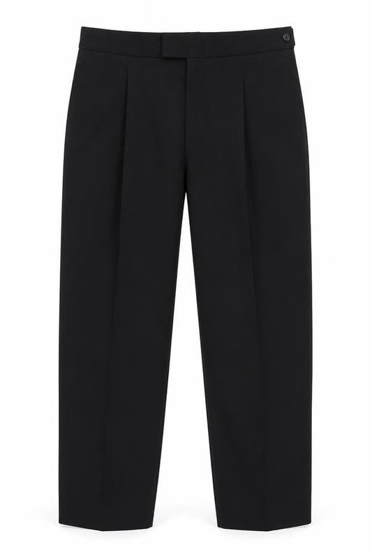 Moss Bros Men's Black Trousers, Size 36
