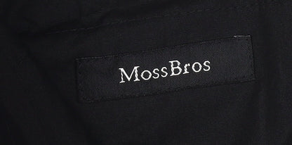 Moss Bros Men's Black Trousers, Size 36