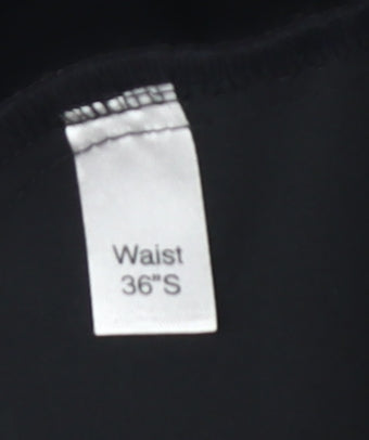 Moss Bros Men's Black Trousers, Size 36