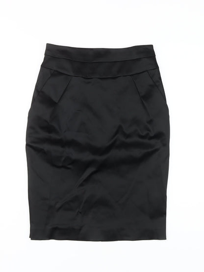 Oasis Women's Black Pencil Skirt Size 8