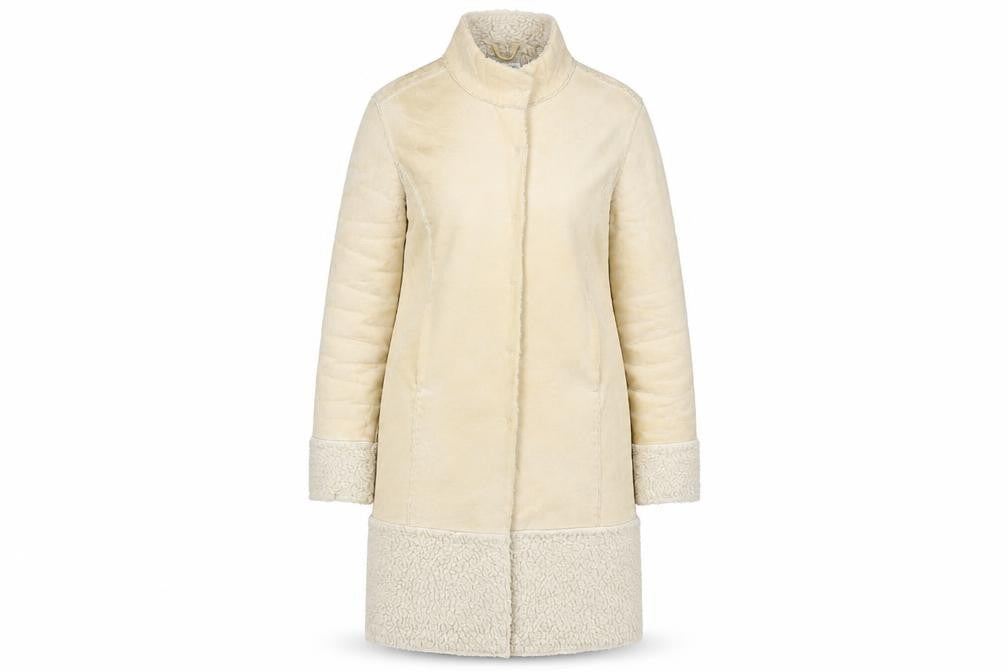 Miss Selfridge Beige Women’s Mid-Length Overcoat Size 10