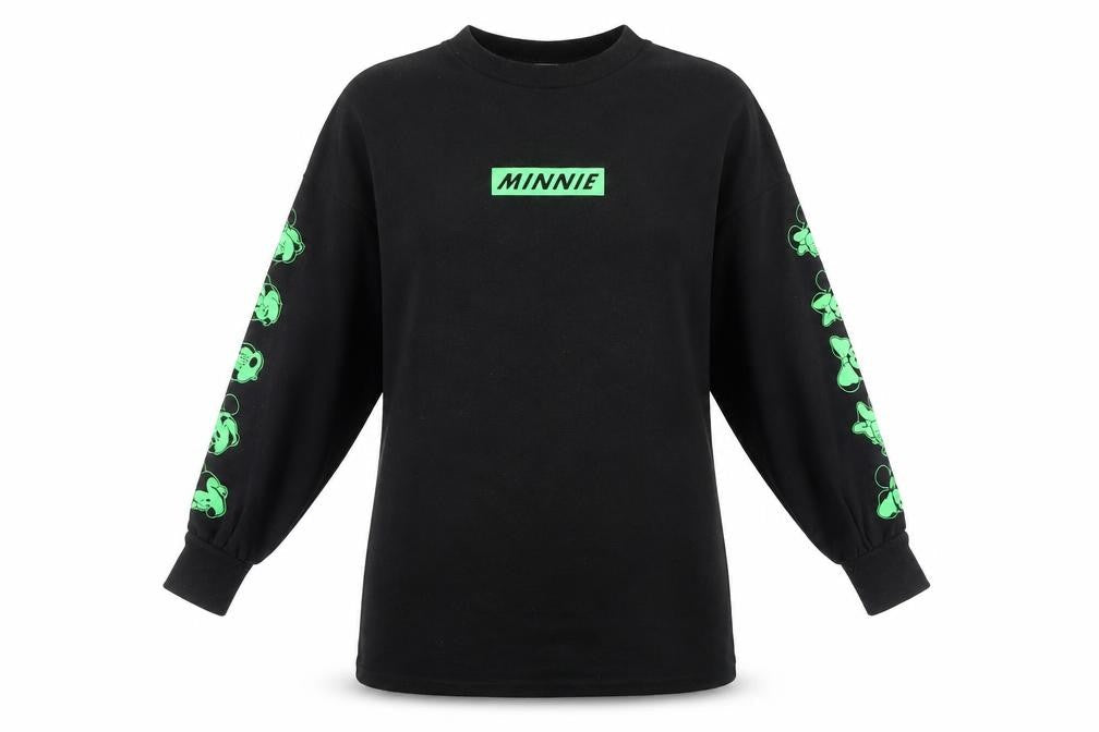Disney Women's Minnie Sweatshirt Black Size 6