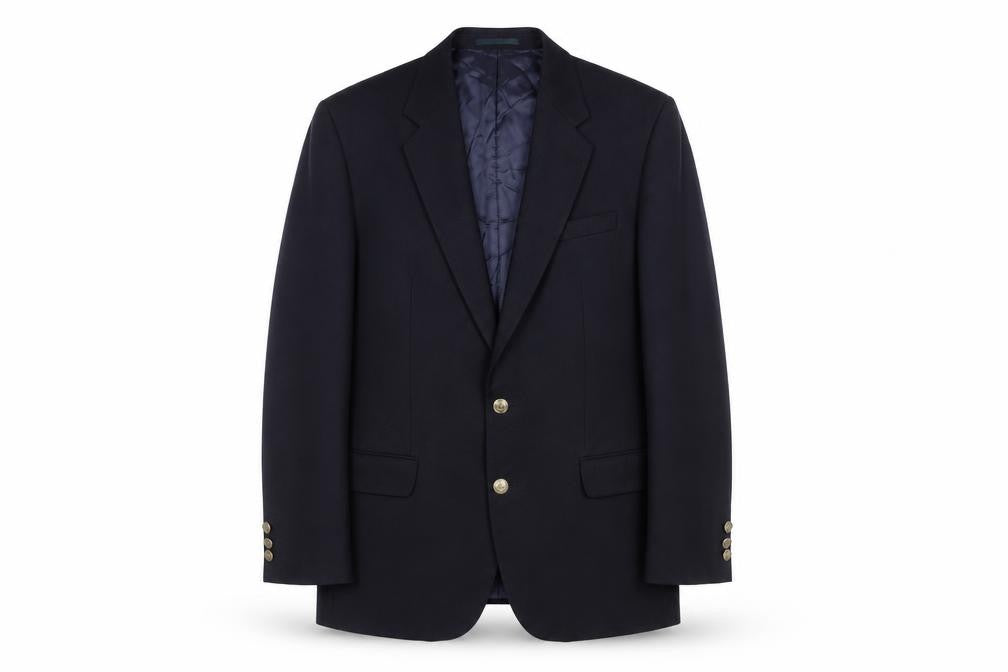 Burton Men's Blue Wool Blazer Jacket Size 40R