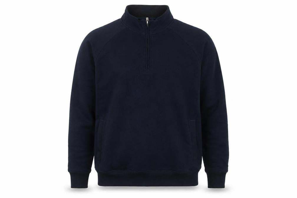Marks & Spencer Men's Black XL 1/2 Zip Sweatshirt