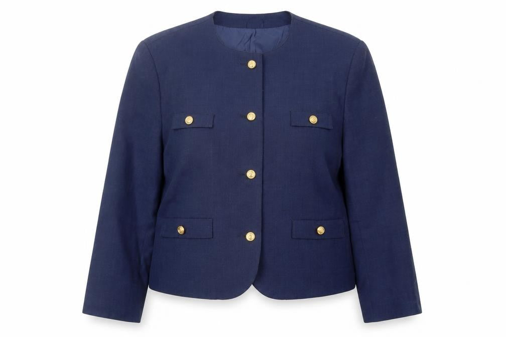 Miss Smith Women's Blue Blazer, Size 16
